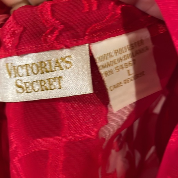 Vintage Victoria’s Secret Gold Label Floral Sheer Intimate Dress - Picture 5 of 5